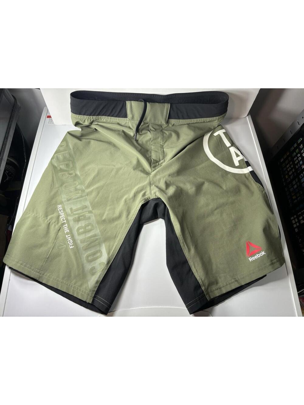 Mens Reebok MMA Train Like A Fighter Shorts - Green